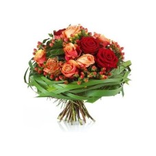 Roses in Flame